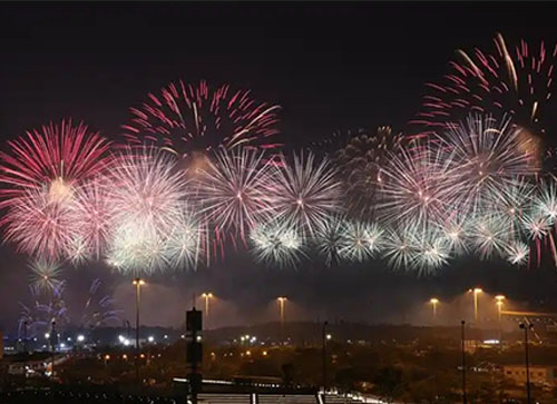 舟曲县焰火晚会